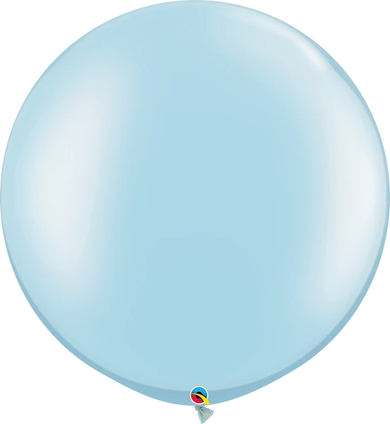 light blue balloon