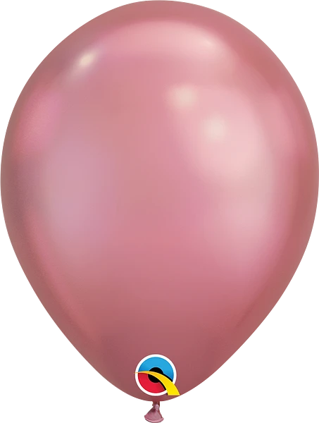 chrome mauve/rose balloon