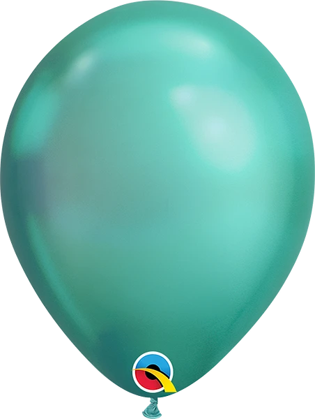 chrome green balloon