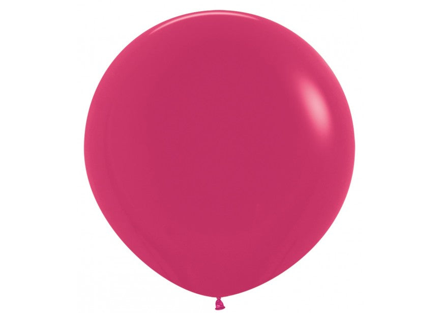 dark pink balloon, raspberry pink balloon