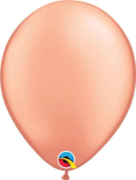 metallic rose gold balloon