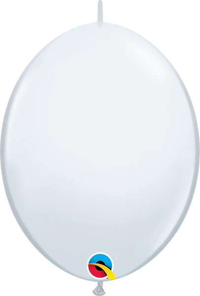 white quicklink balloon