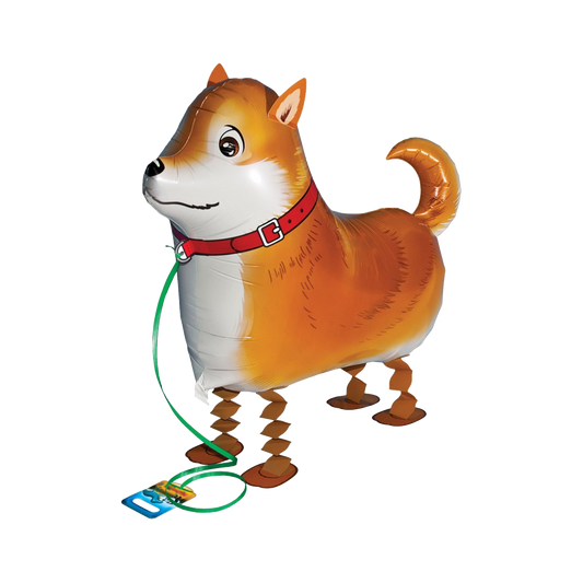 shiba inu dog shaped walking balloon, airwalker