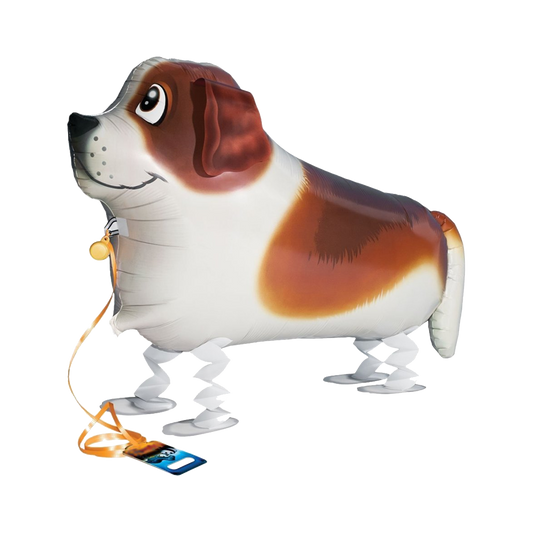 saint bernard dog shaped walking balloon, airwalker