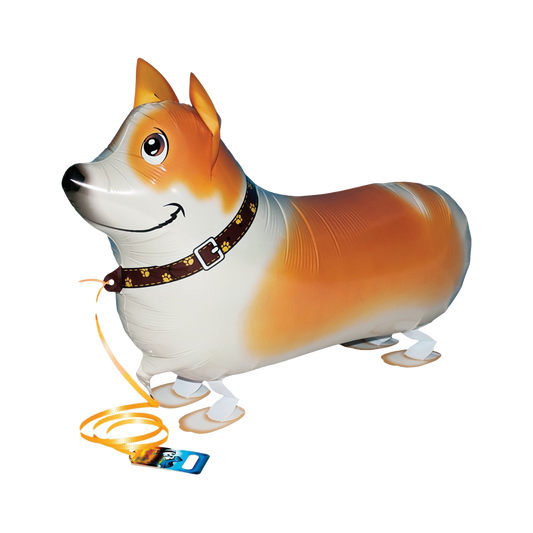corgi dog shaped walking balloon, airwalker