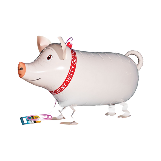 pig shaped walking balloon, airwalker