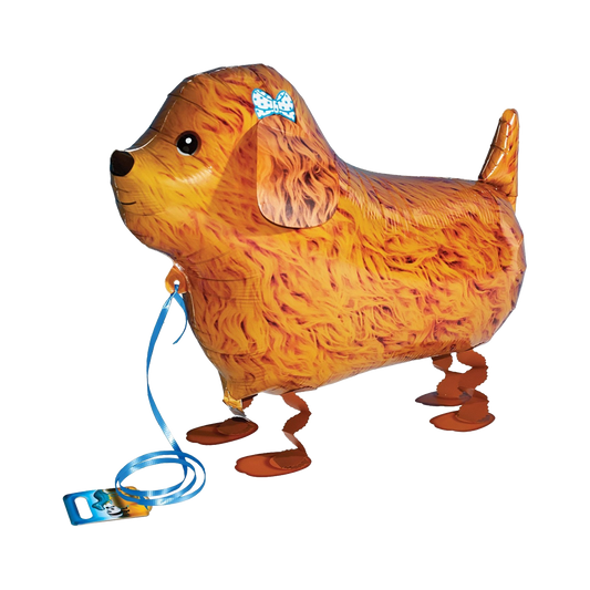 poodle dog shaped walking balloon, airwalker
