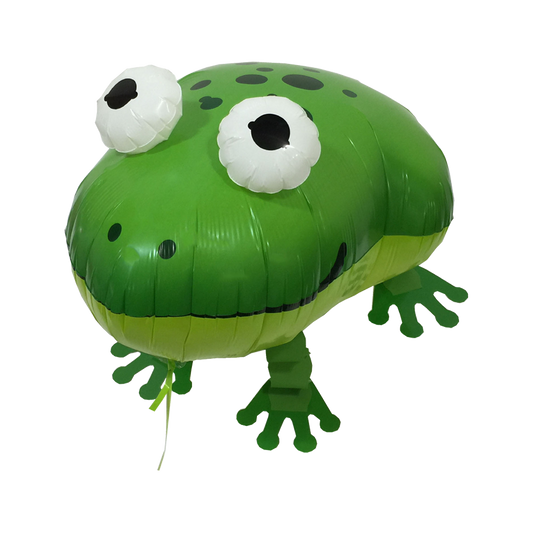 frog shaped walking balloon, airwalker