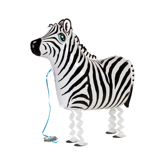 zebra shaped walking balloon, airwalker