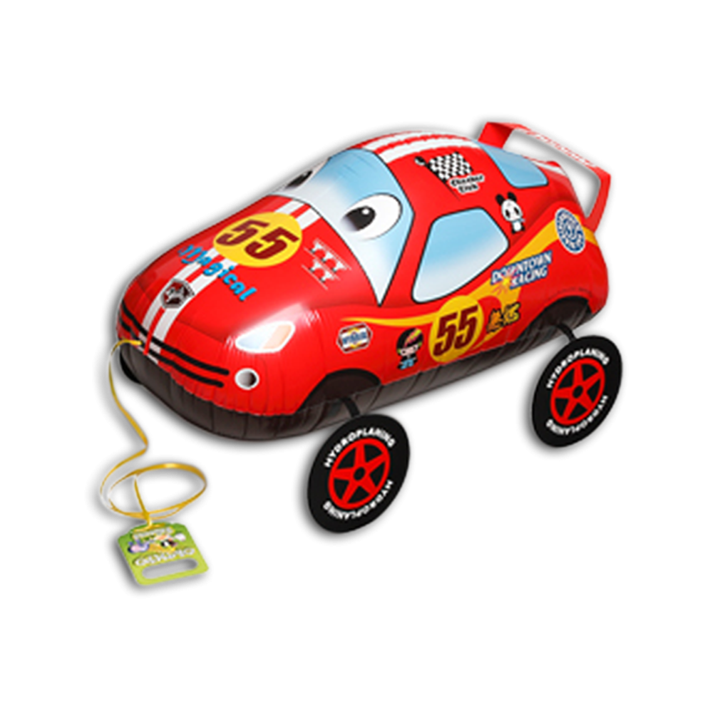 racing car shaped walking balloon, airwalker