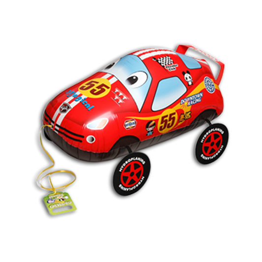 racing car shaped walking balloon, airwalker