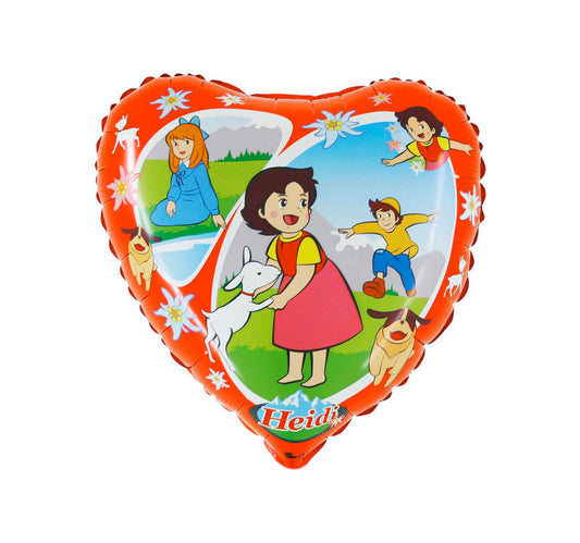 colorful heart shaped heidi balloon