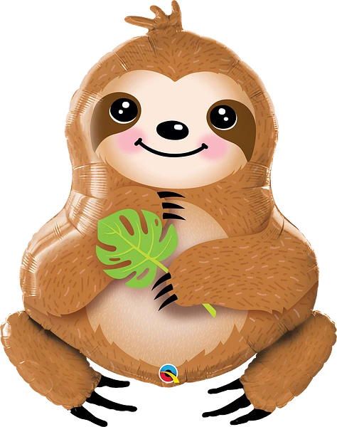sloth shaped balloon