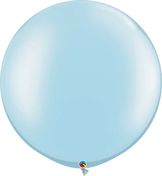 light blue balloon