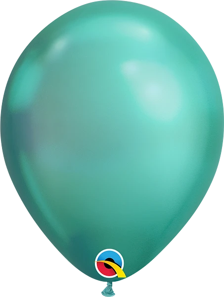 chrome green balloon