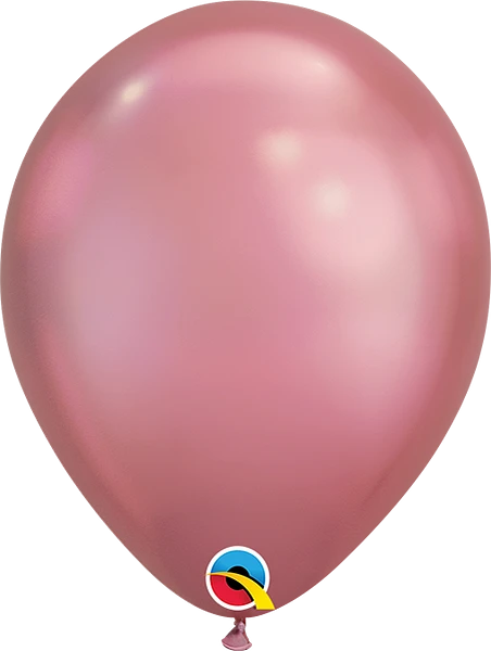 chrome mauve/rose balloon