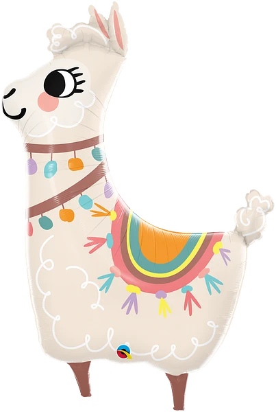 llama shaped balloon, alpaca shaped balloon