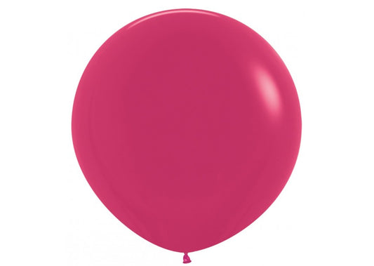 dark pink balloon, raspberry pink balloon