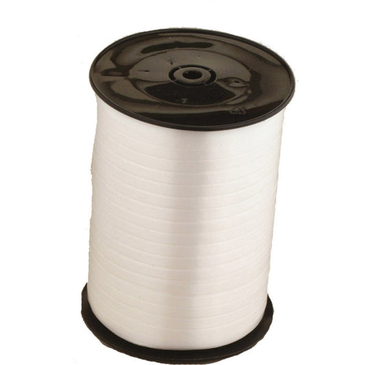 white balloon ribbon