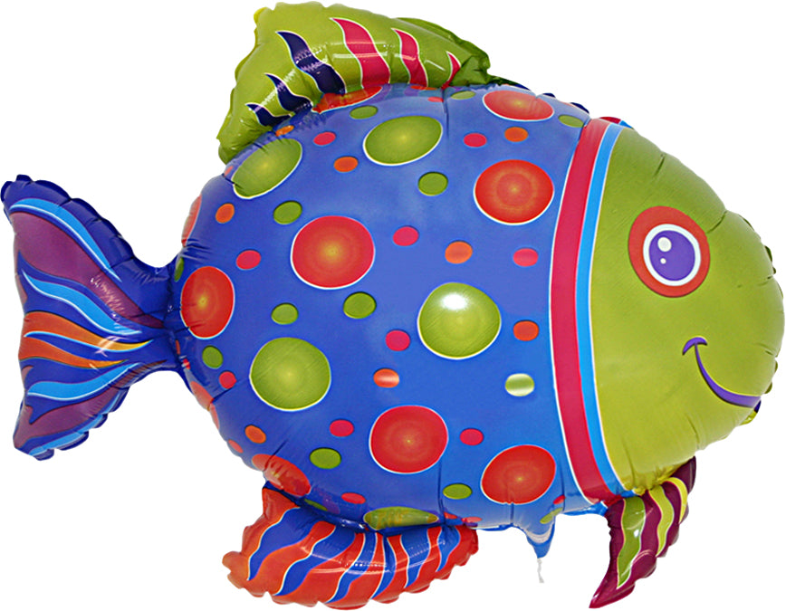 colorful fish shaped balloon