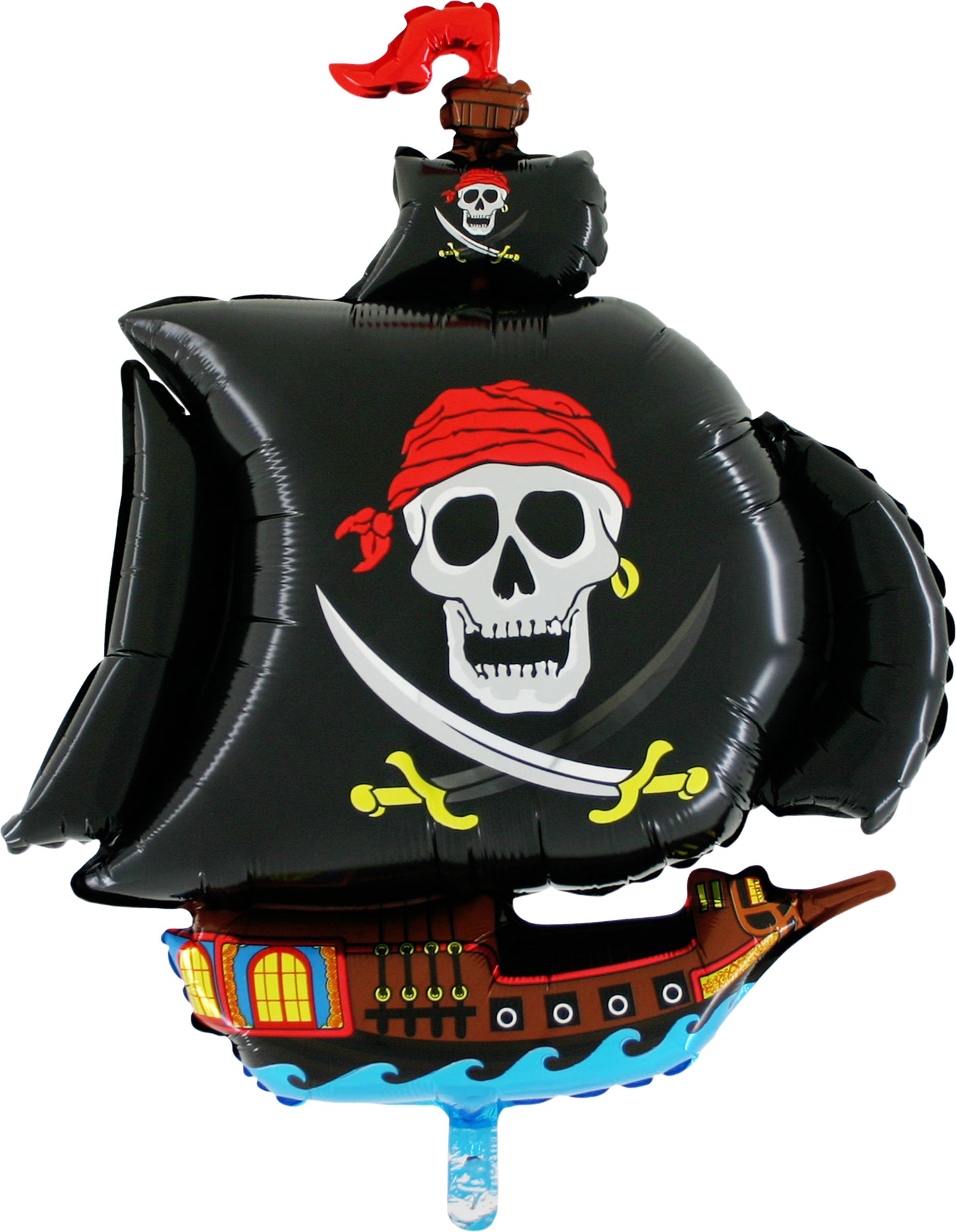 pirate ship shaped balloon
