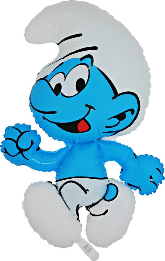 smurf shaped balloon