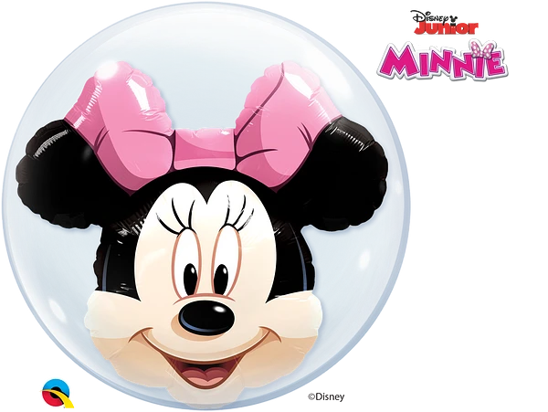 disney minnie mouse double bubble balloon