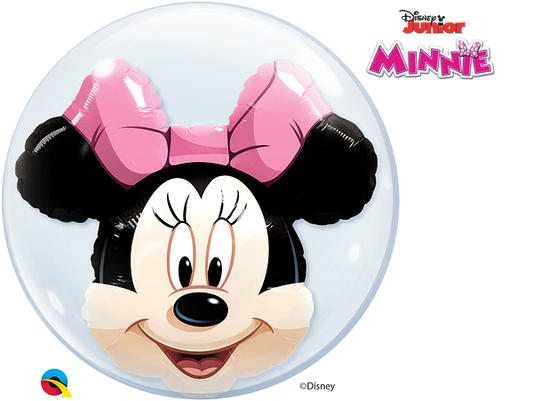 disney minnie mouse double bubble balloon