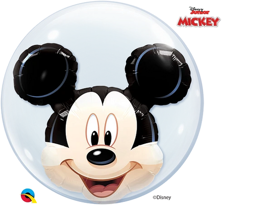 disney mickey mouse double bubble balloon