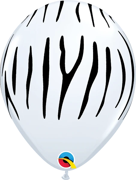 zebra stripes balloon
