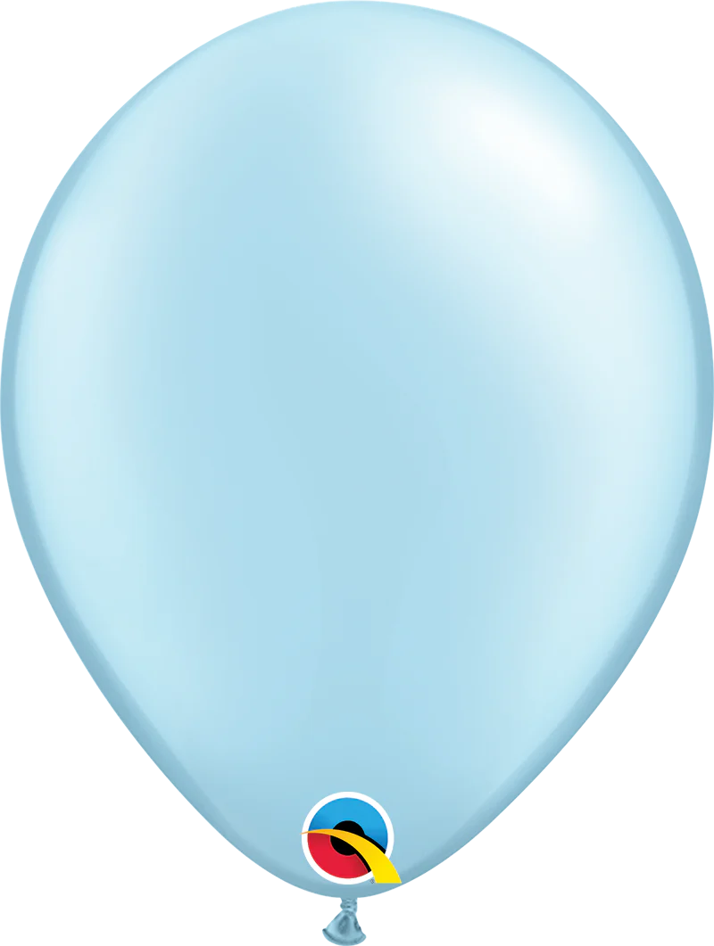 pearl light blue, pastel blue balloon