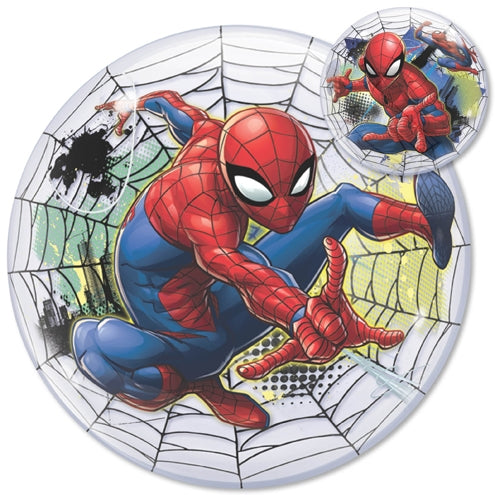 marvel's spiderman web slinger bubble balloon